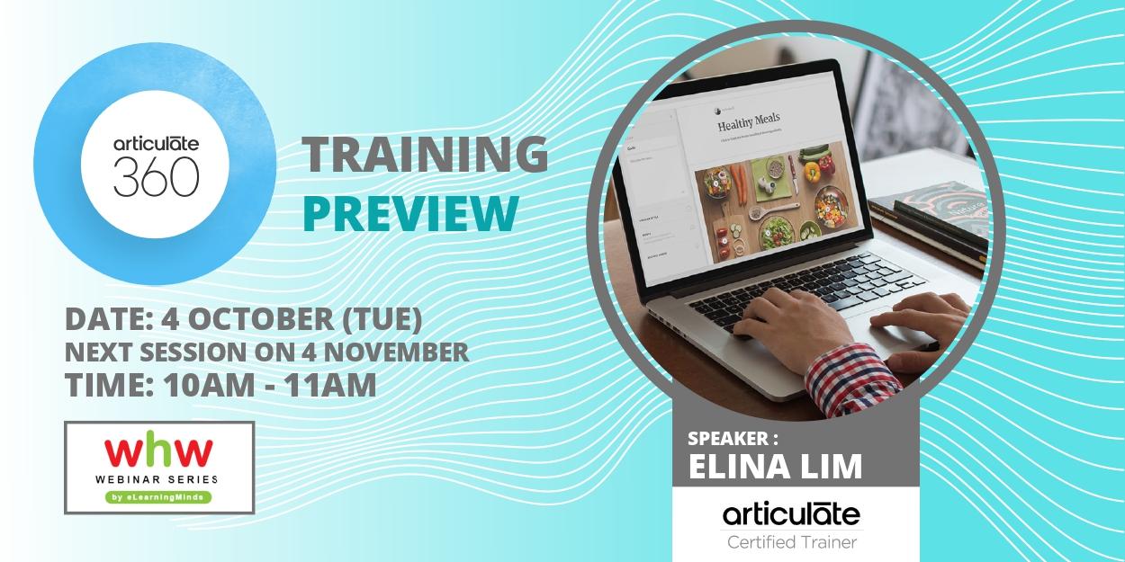 Articulate 360 Training Preview – elearningminds